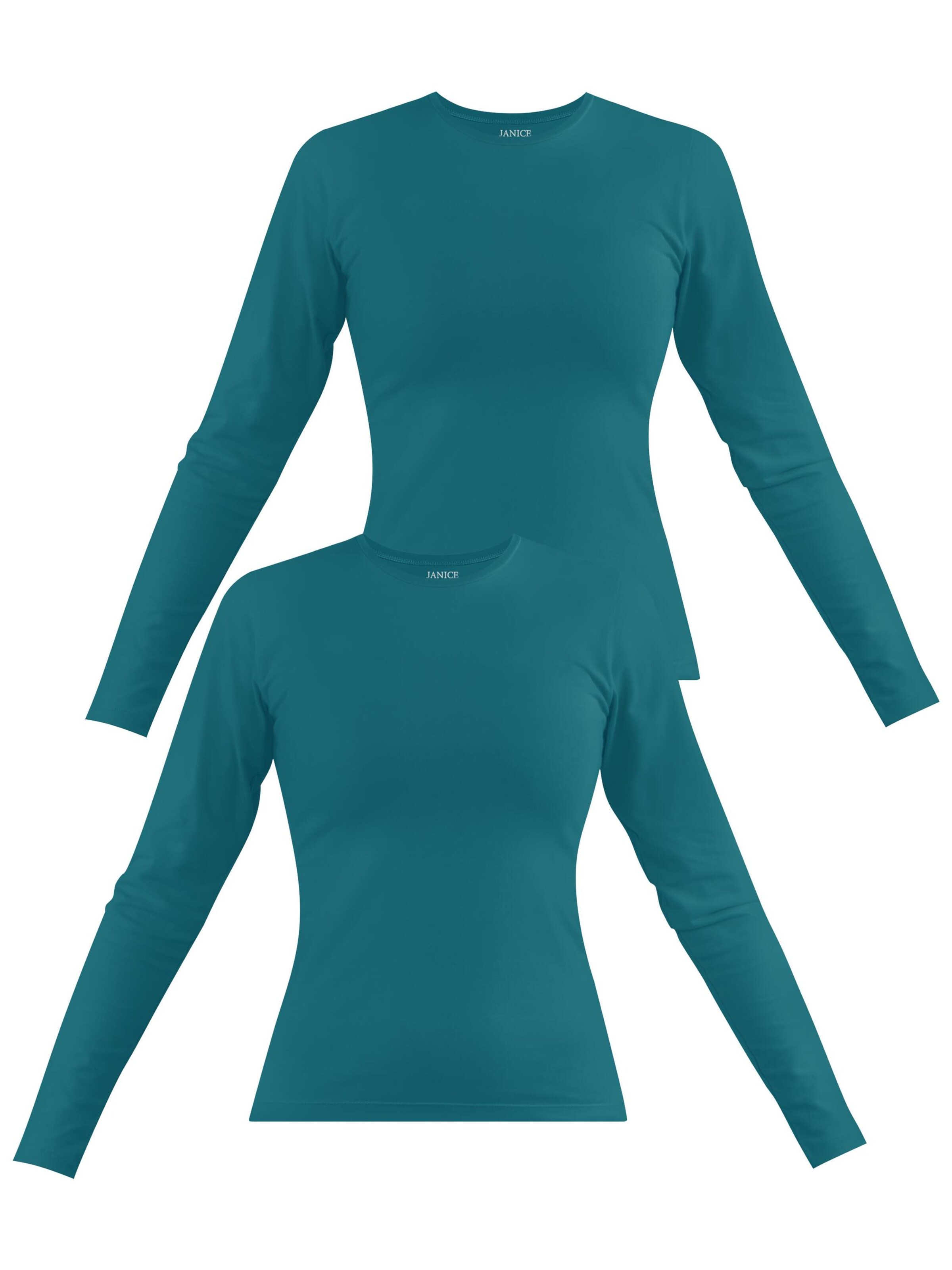 Janice Sweatshirt ' Niska ' in Blauw: voorkant