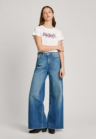Wide Leg Jean Pepe Jeans en bleu