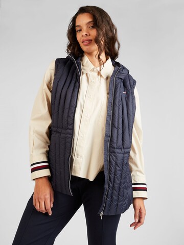 Gilet Tommy Hilfiger Curve en bleu : devant