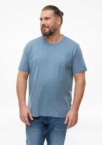 s.Oliver Men Big Sizes Shirt in Blue: front