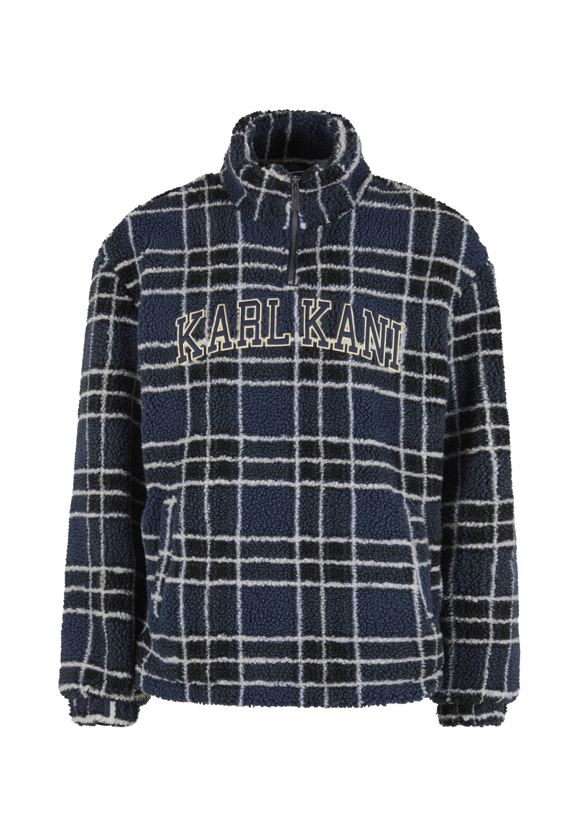 Karl Kani Pullover 'Victorian' em M em azul escuro / preto / branco, Vista do artigo