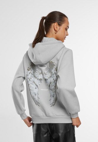 Sweat-shirt 'Angels Club' Miss Tee en gris : devant