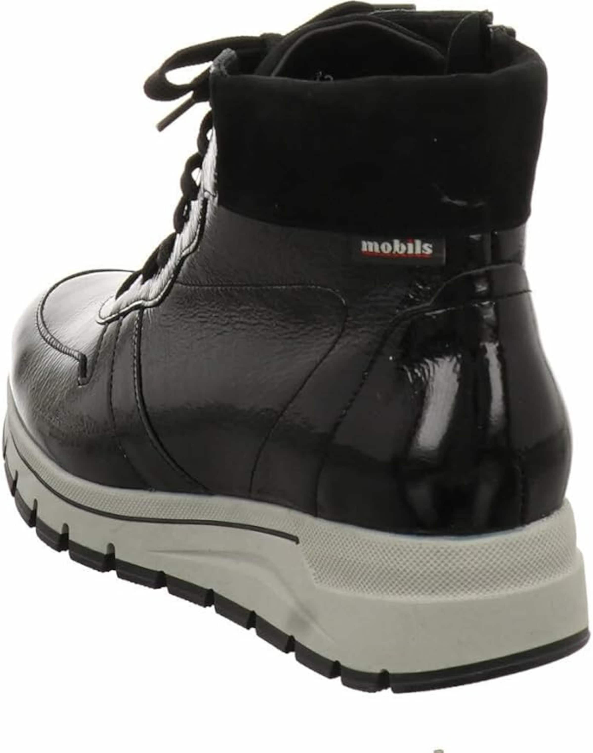 MEPHISTO Lace-Up Boots in Black