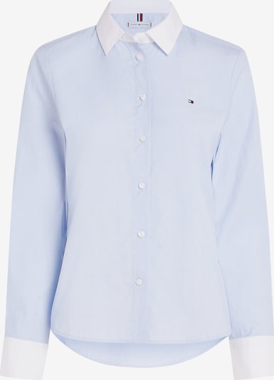 TOMMY HILFIGER Blouse in Light blue / White, Item view