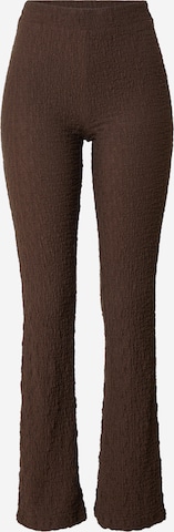 Envii Flared Pants 'MARGAUX' in Brown: front