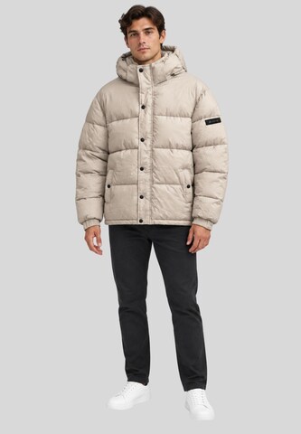 Elara Winterjas in Beige: voorkant
