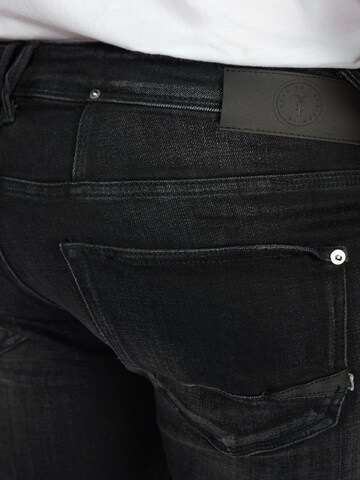 Le Temps Des Cerises Slimfit Jeans in Zwart