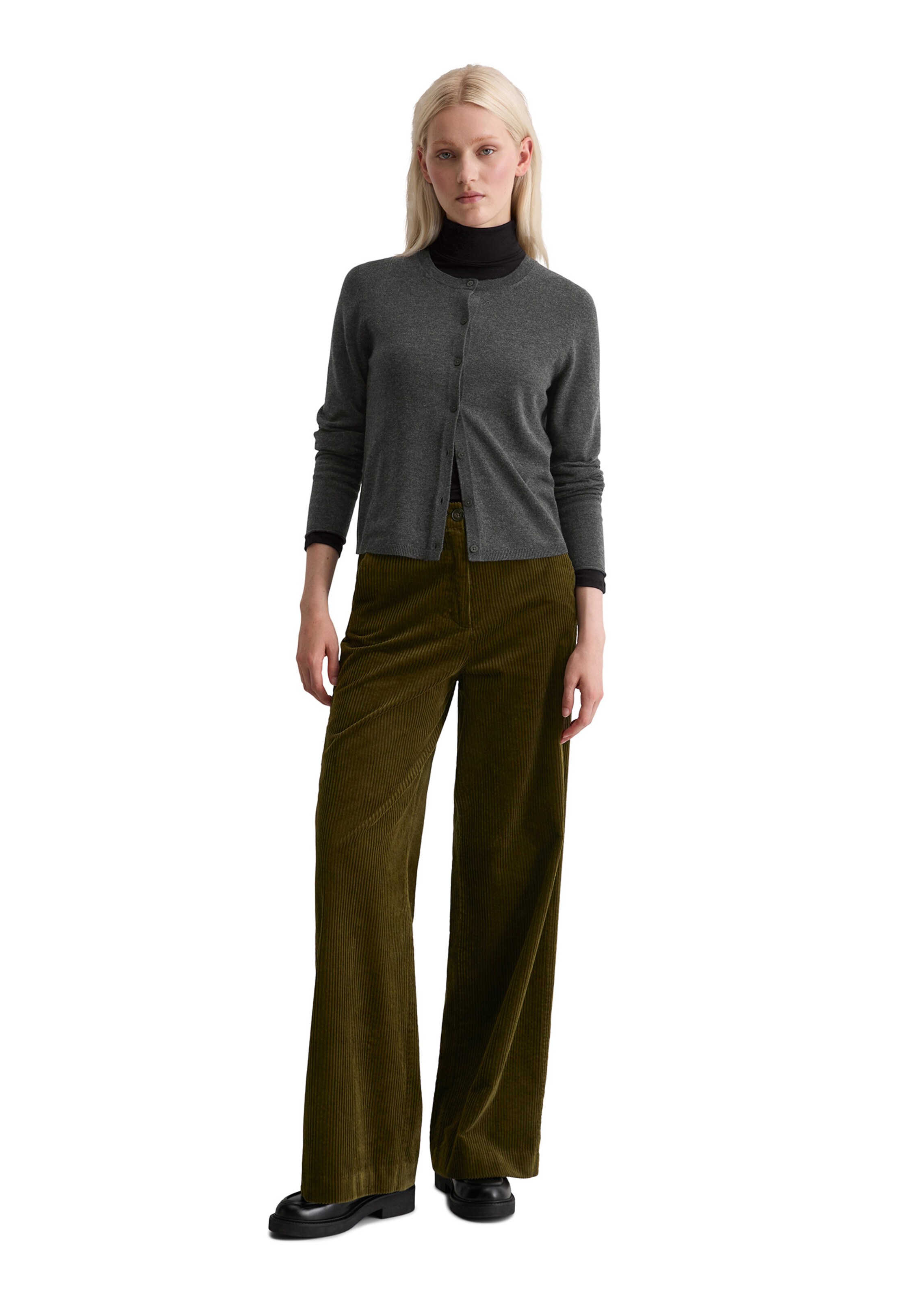 Marc O'Polo - Casaco de malha em cinzento