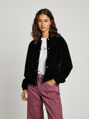Pepe Jeans Демисезонная куртка 'Fallon' в Черный: спереди