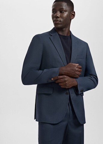 MANGO MAN Regular Fit Sakko 'London' in Blau