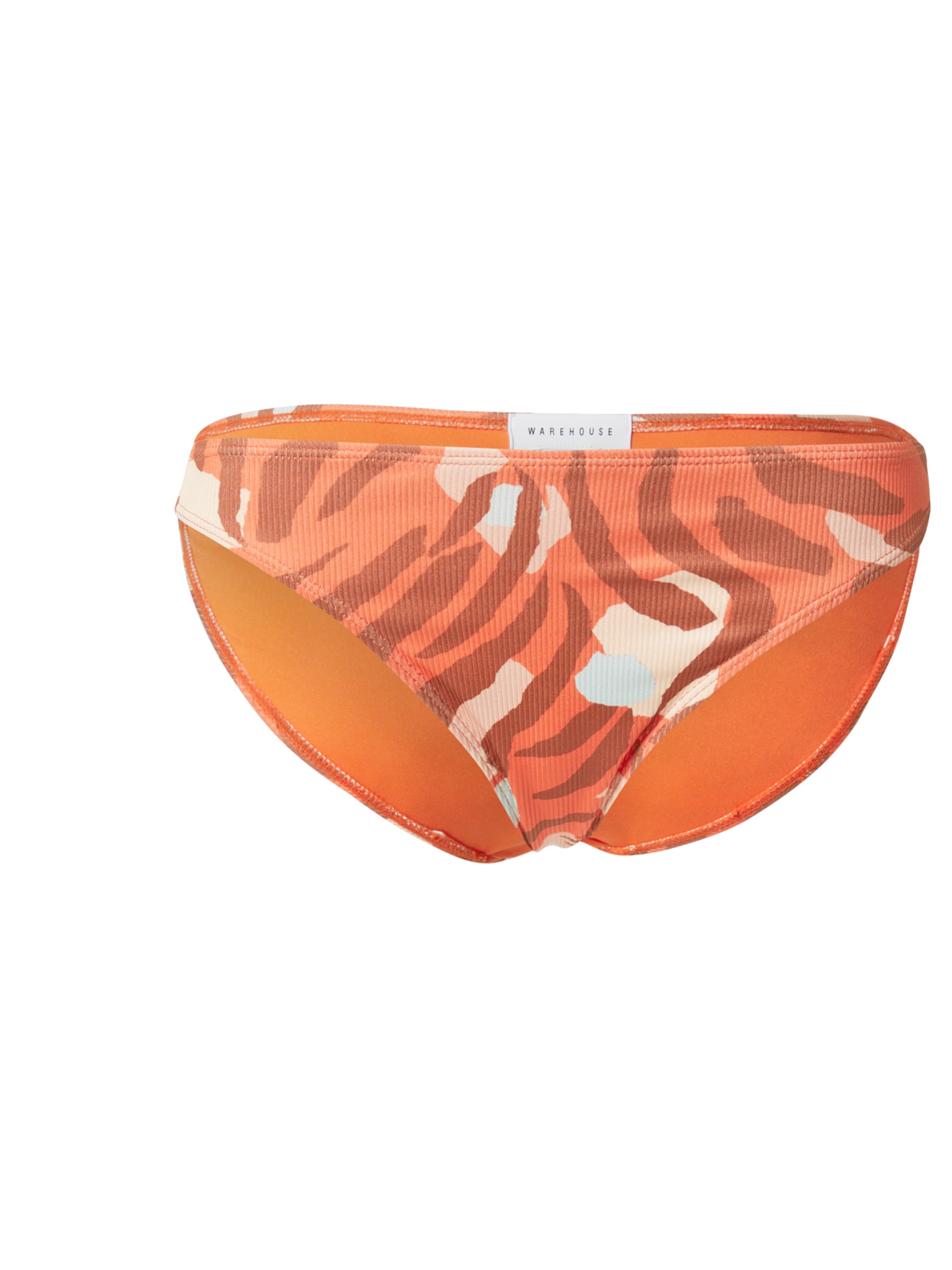 Bas de bikini Warehouse en orange : devant