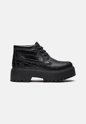 Ghete cu șireturi de la TIMBERLAND pe negru