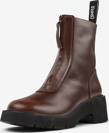 CAMPER Ankle Boots ' Milah' in Brown: front