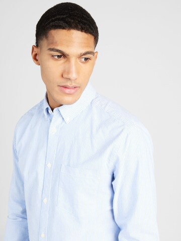 Only & Sons Regular fit Button Up Shirt 'NEIL' in Blue