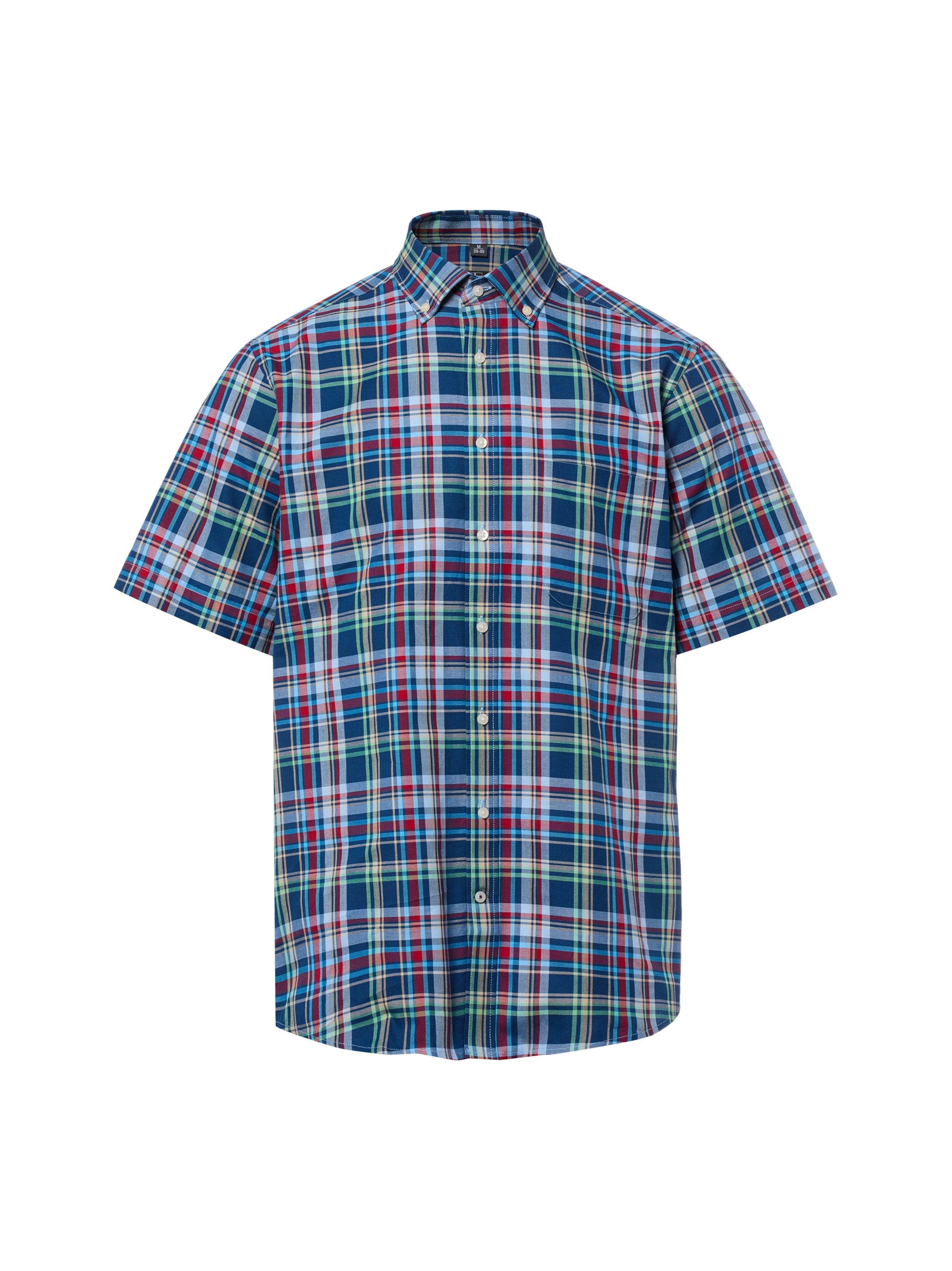 Chemise Nils Sundström en bleu : devant