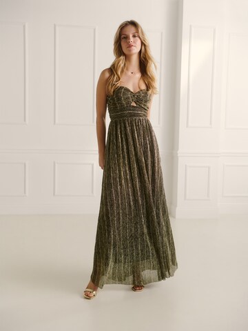 Guido Maria Kretschmer Women - Vestido de festa 'Danielle' em ouro: frente