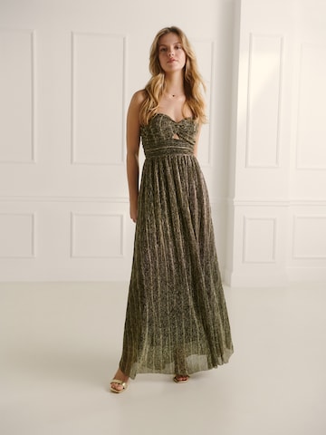 Guido Maria Kretschmer Women - Vestido de noche 'Danielle' en oro: frente