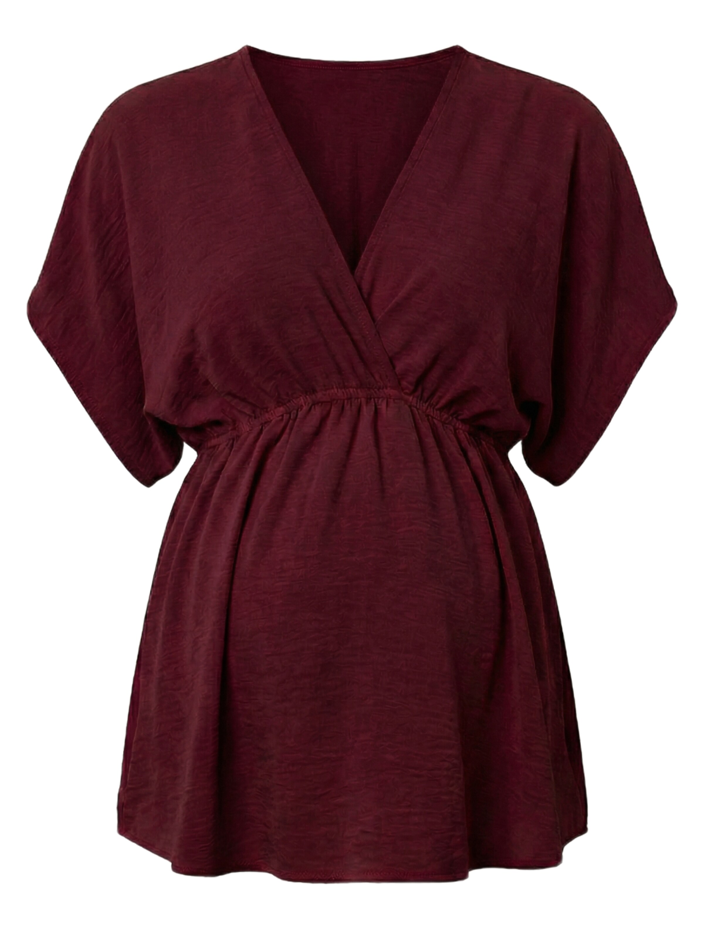 LYN MAMA Blouse in de kleur Bourgogne, Productweergave