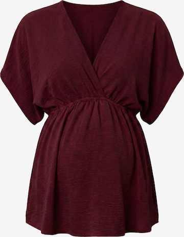 LYN MAMA Blouse in Rood: voorkant