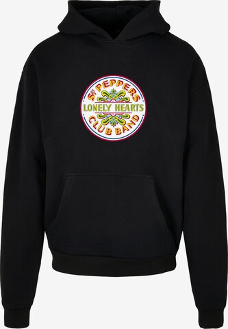 Merchcode Sweatshirt 'Beatles - St Peppers Lonely Hearts' in Black: front