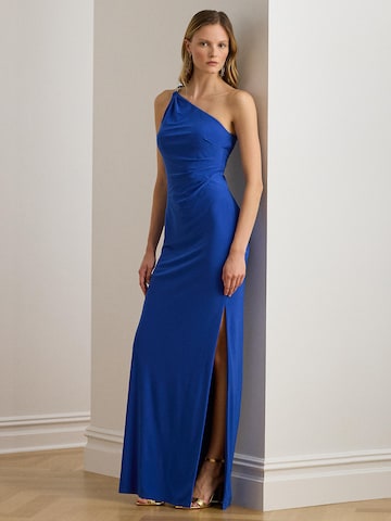 Robe de soirée Lauren Ralph Lauren en bleu : devant