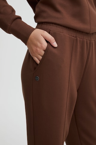 Oxmo Tapered Pants 'OXPEARL' in Brown