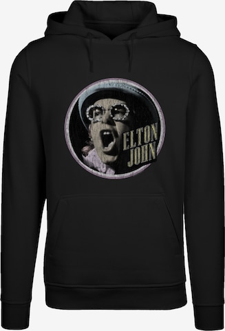 Sweat-shirt 'Elton John Vintage Circle' F4NT4STIC en noir : devant