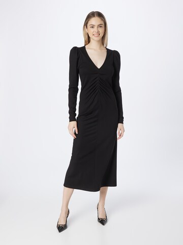 Neo Noir Dress in Black: front