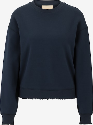 Sweat-shirt Les Lunes en bleu : devant