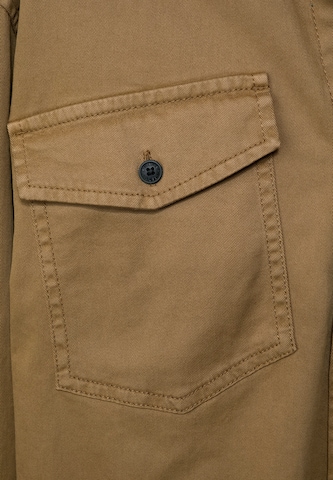 Street One MEN Regular fit Button Up Shirt in Brown