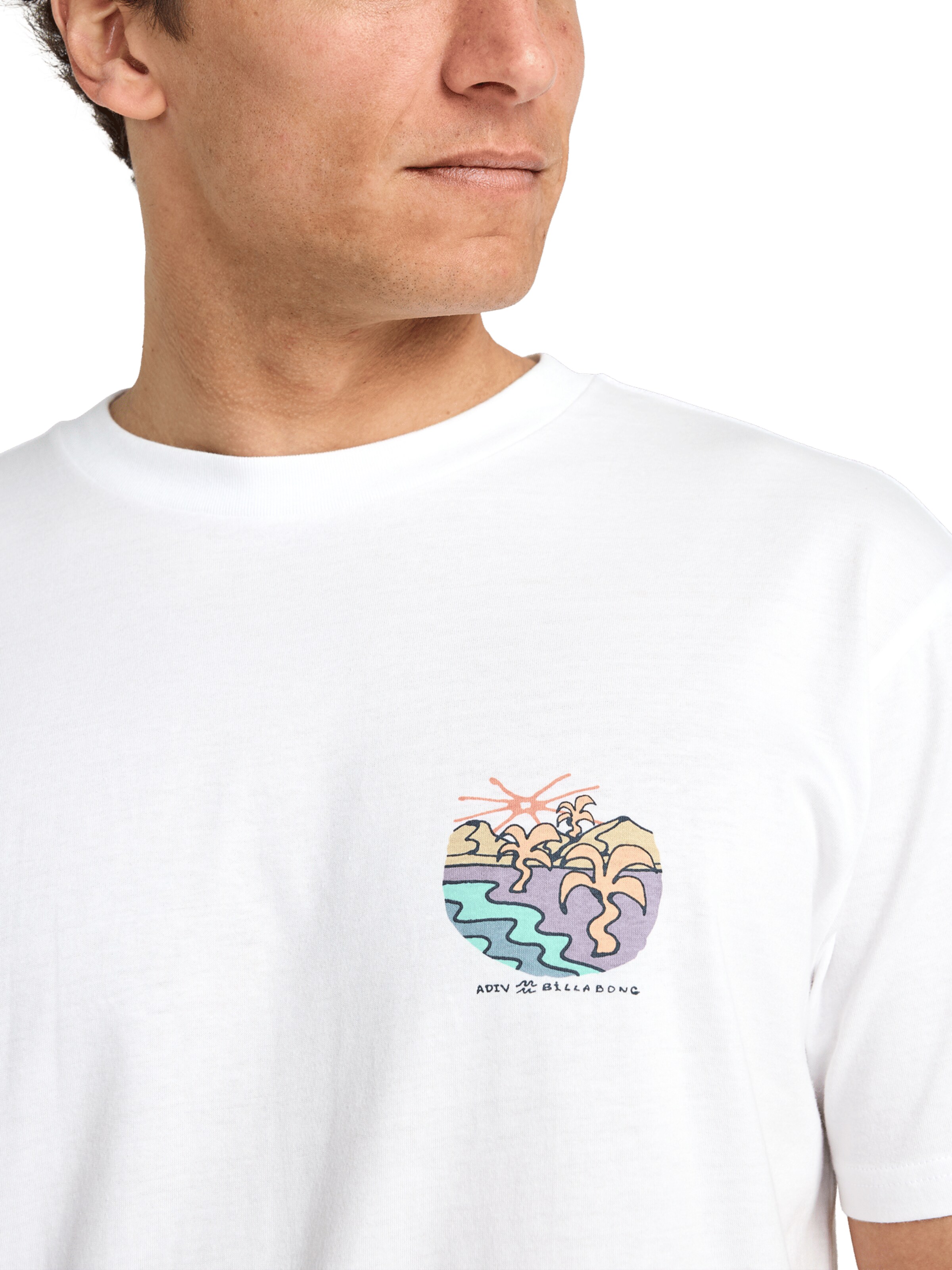 BILLABONG T-Shirt 'Shine' in Weiß