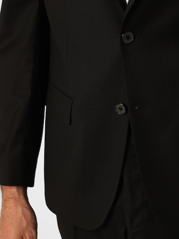 Coupe regular Veste de costume HECHTER PARIS en noir