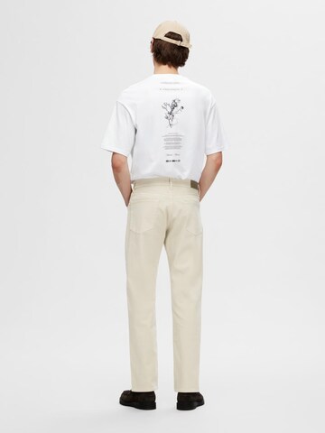 SELECTED HOMME Обычный Джинсы 'SLHScott' в Бежевый