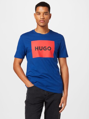 HUGO Shirt 'Dulive222' in Blue: front