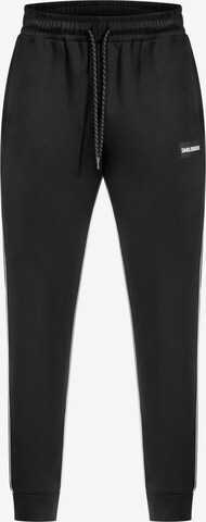 Smilodox Tapered Broek 'Suit Pro' in Zwart: voorkant