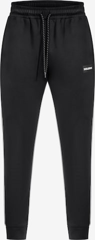 Effilé Pantalon 'Suit Pro' Smilodox en noir : devant