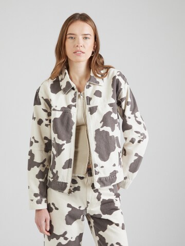Giacca di mezza stagione di Abercrombie & Fitch in grigio: frontale