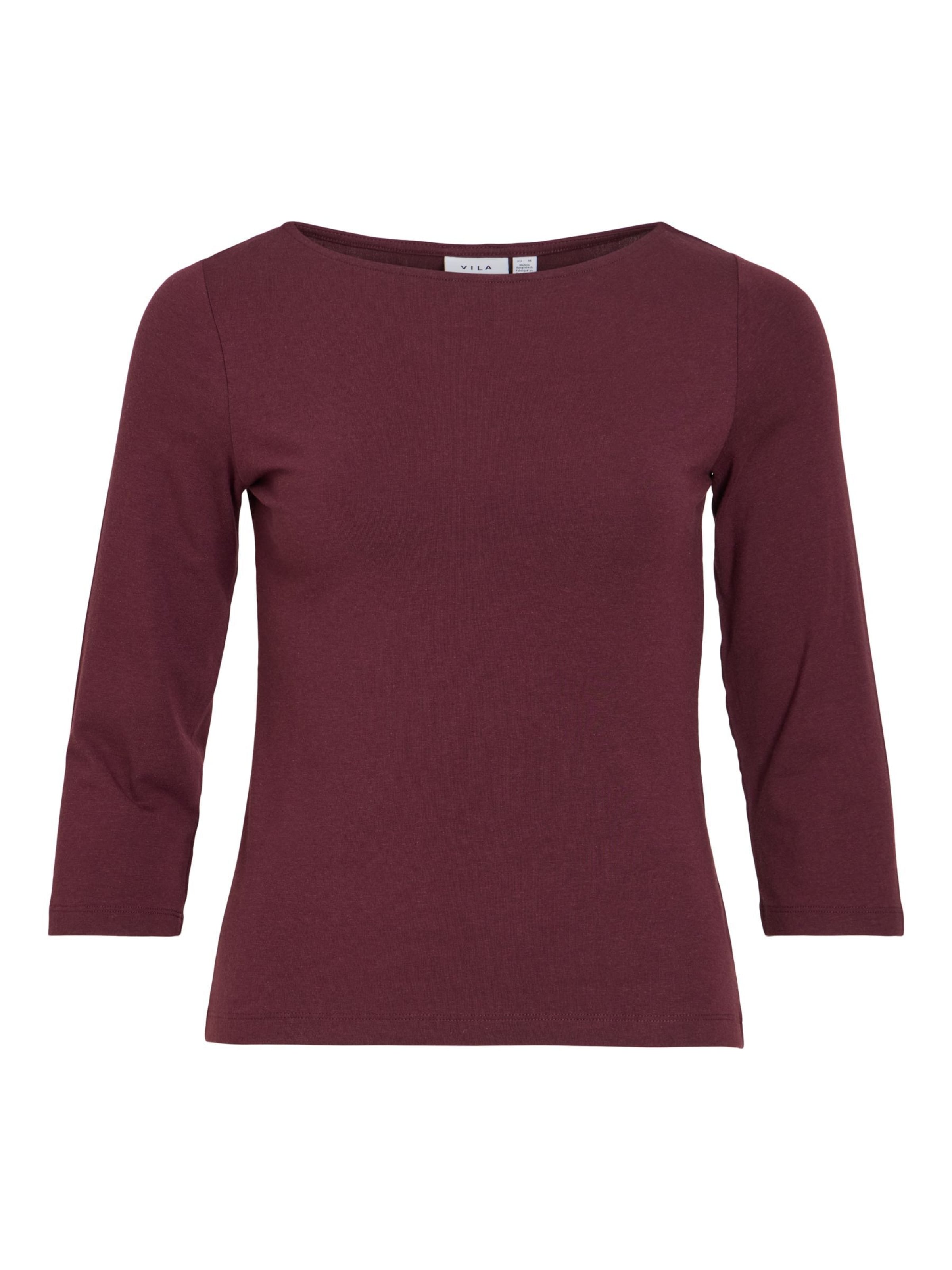 VILA Shirt 'VIEmilie' in Rot: Vorderseite