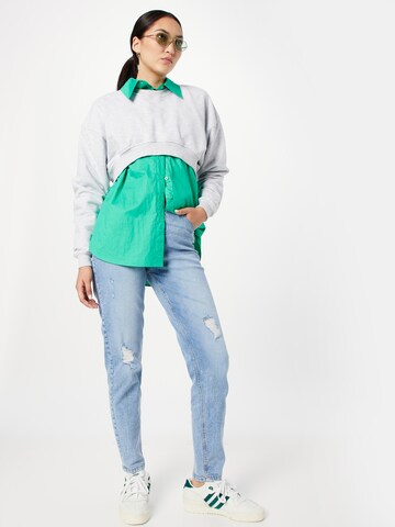 Coupe slim Jean 'Kesia' PIECES en bleu