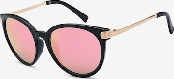 styleBREAKER Sonnenbrille 'Cat-Eye Sonnenbrille' in Pink: Vorderseite