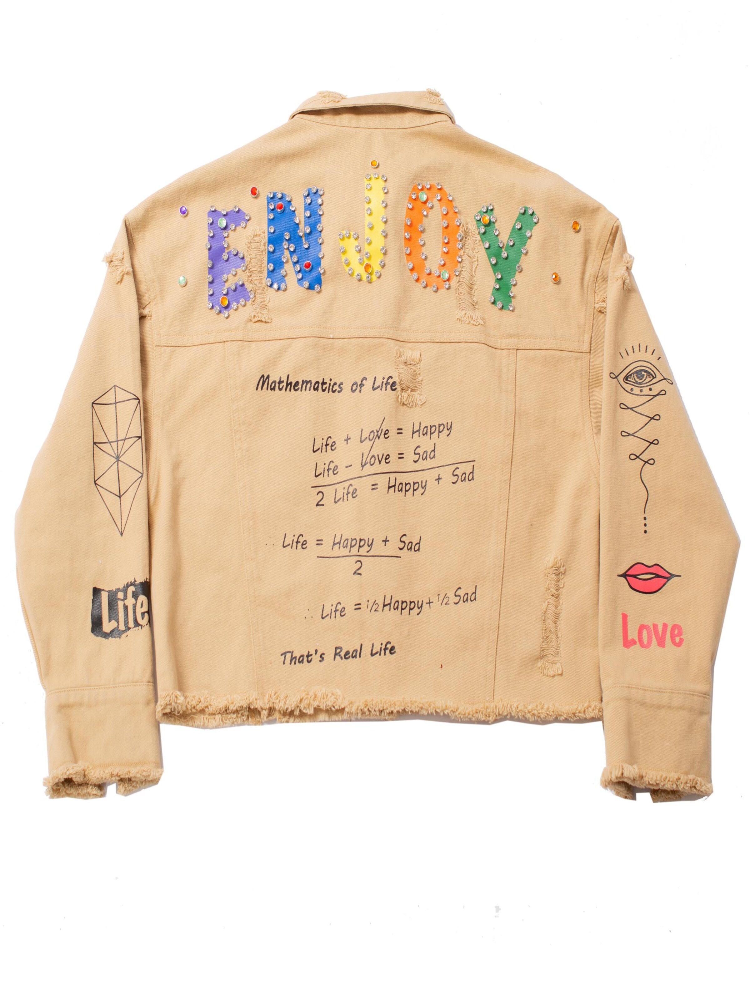 MATSOUR’I Übergangsjacke 'Enjoy'‌‌‌‌ in Beige: Vorderseite