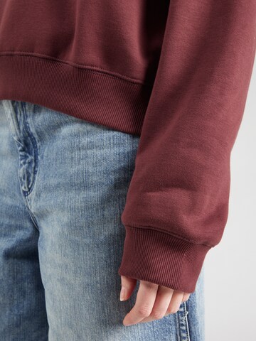 WEEKDAY Sweatshirt 'Essence Standard' in Rood