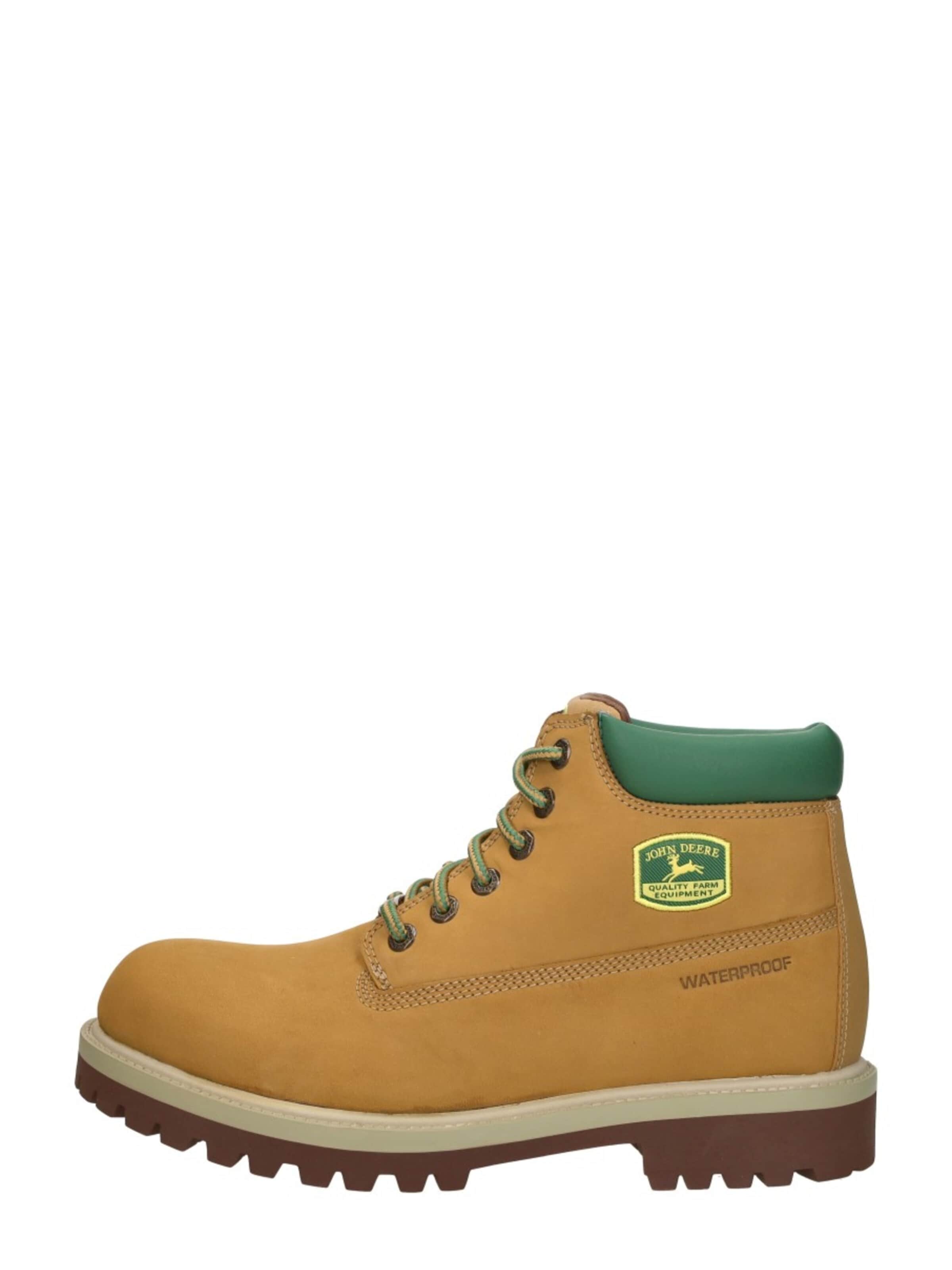 SKECHERS Veterlaarzen 'John Deere: Sergeants - Dozer' in Geel: voorkant