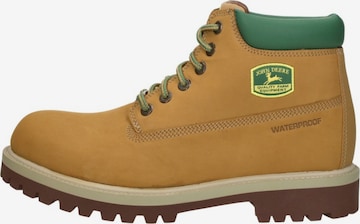 SKECHERS Veterlaarzen 'John Deere: Sergeants - Dozer' in Geel: voorkant