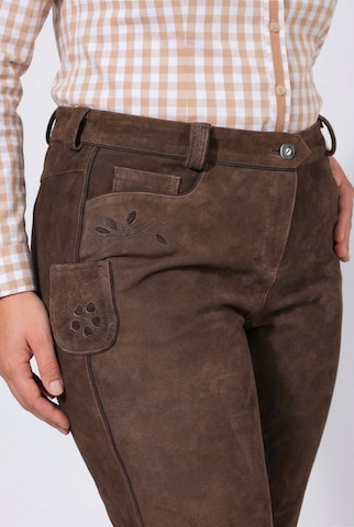 Ulla Popken Regular Hose in Braun