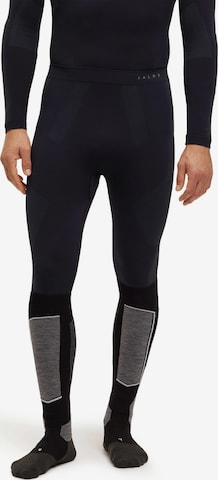 FALKE Workout Pants in Black: front