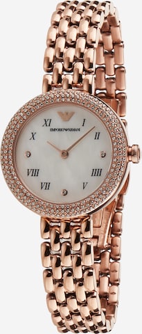 Emporio Armani Analoog horloge in Goud: voorkant