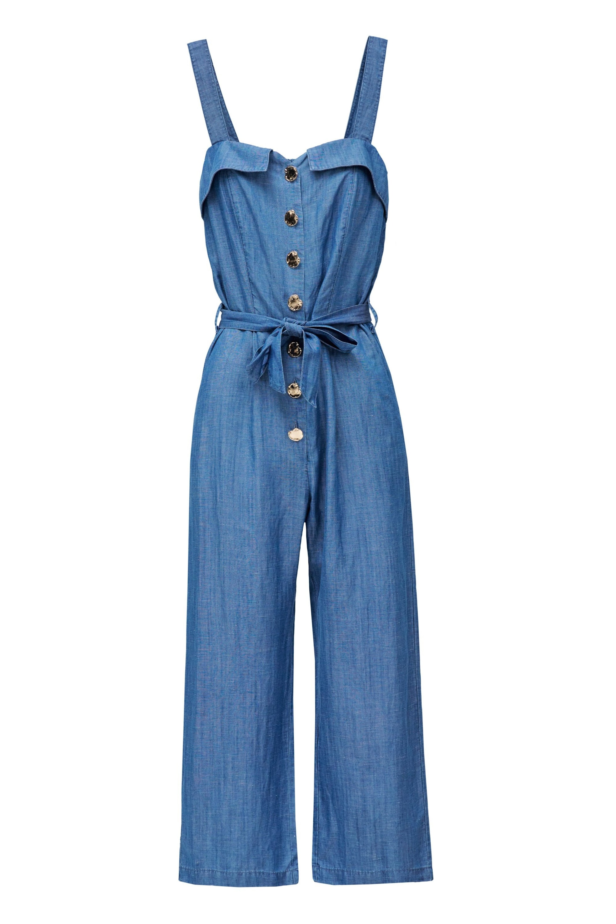Salsa Jeans Jumpsuit in Blau: Vorderseite