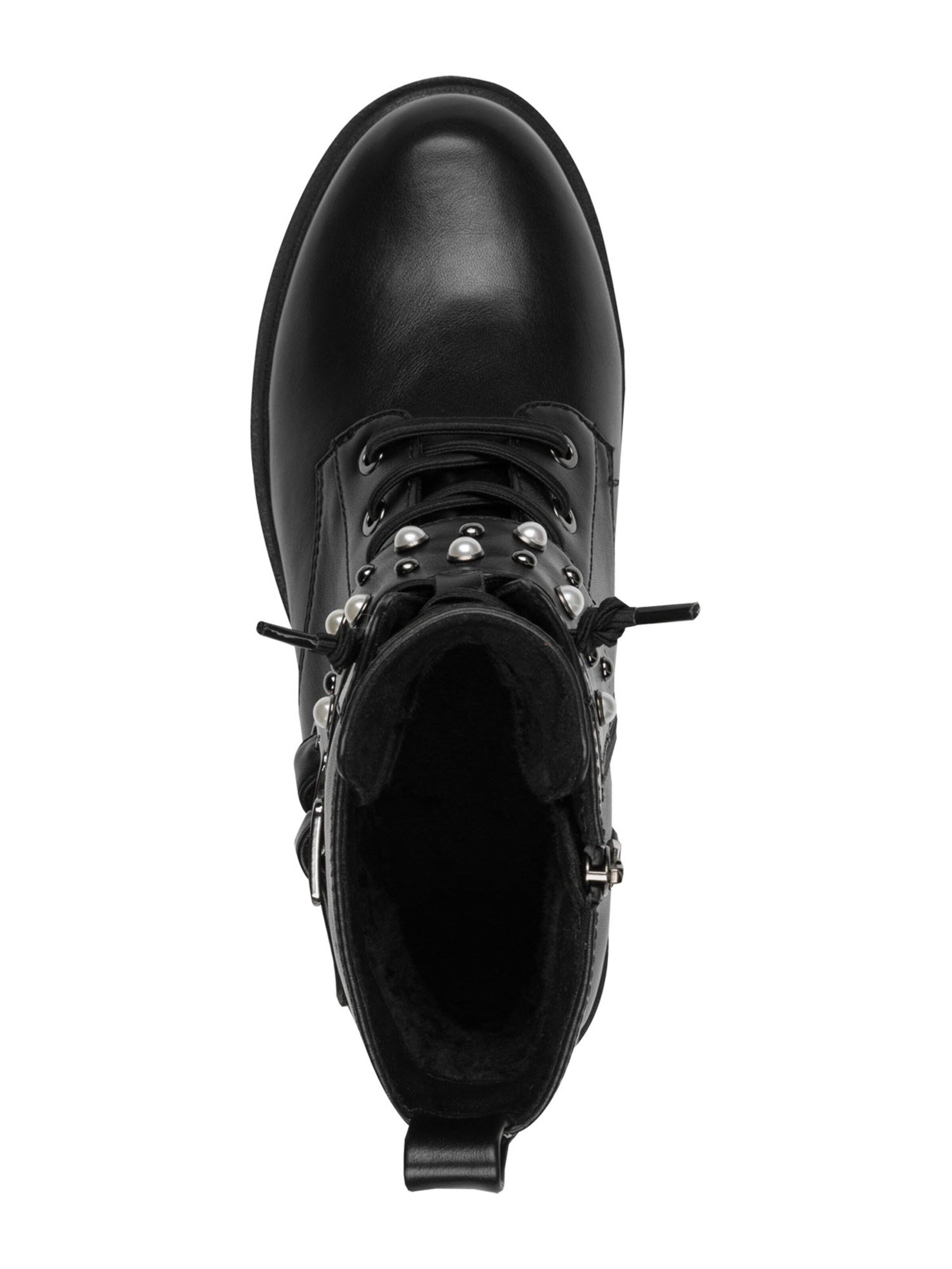 MARCO TOZZI Lace-Up Ankle Boots in Black