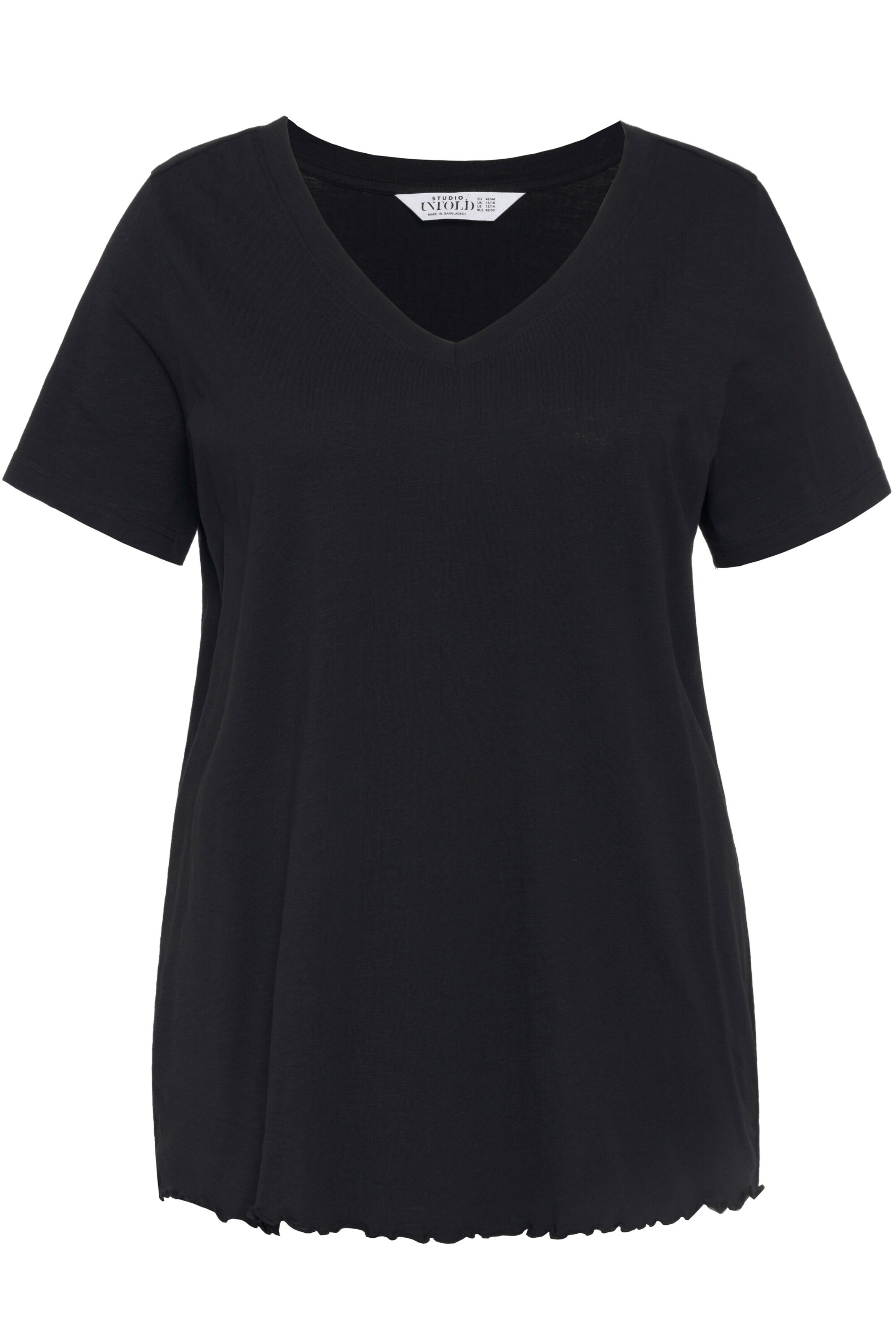 Studio Untold Shirt in Black: front
